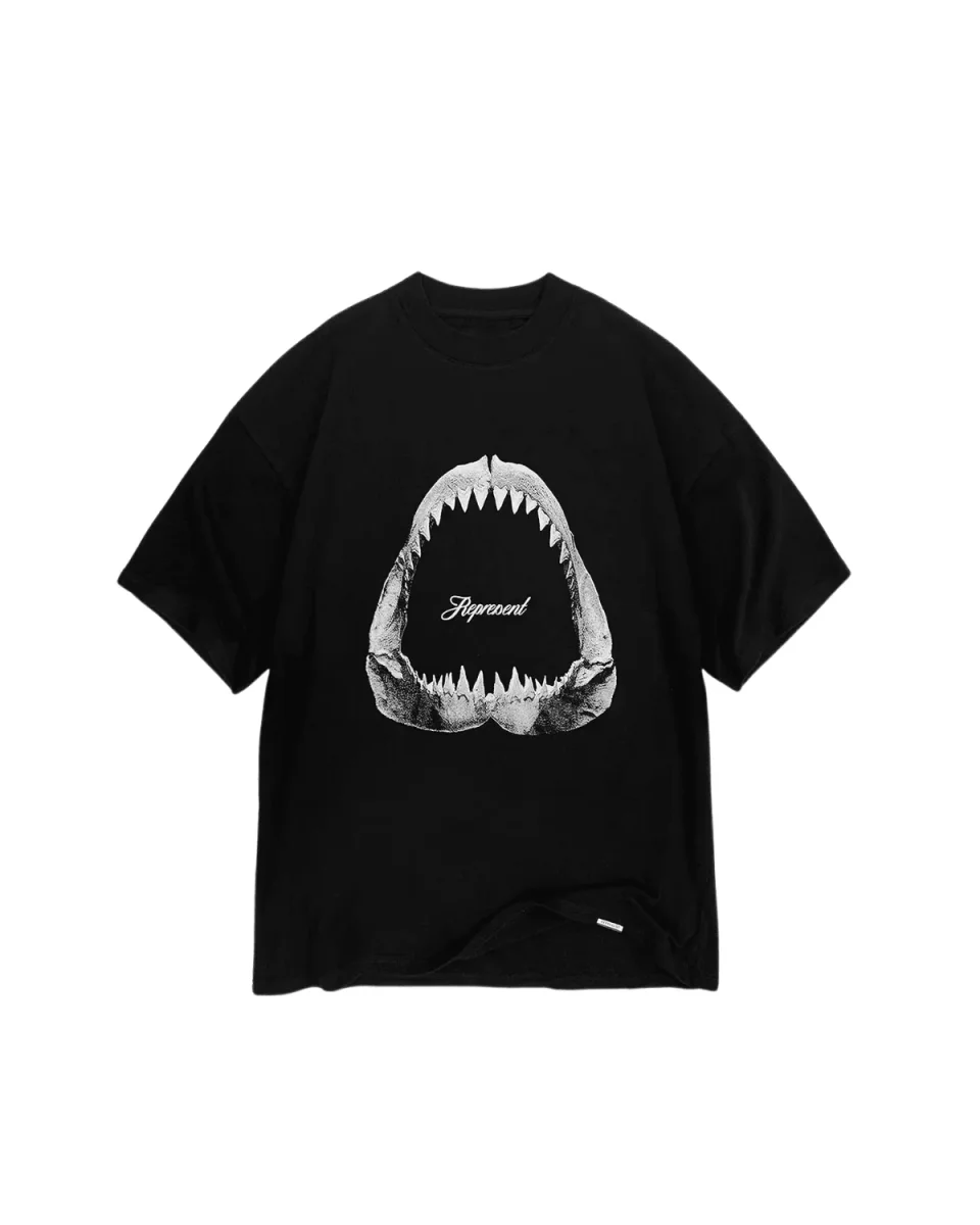Camiseta Represent Clo Shark Jaws Off Black Preto - Image 2