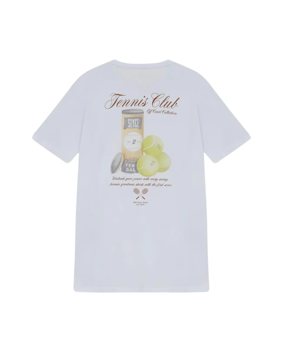 Camiseta Slyce Graphics Ball Can Branco
