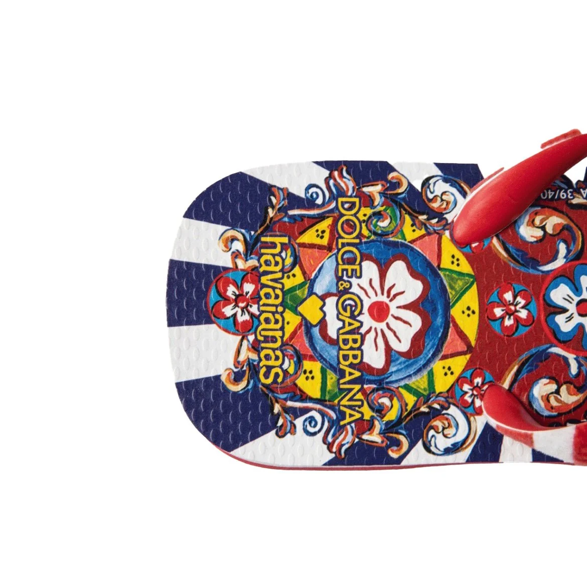 Chinelo Havaianas x Dolce & Gabbana Carreto Ciciliano Vermelho - Image 4