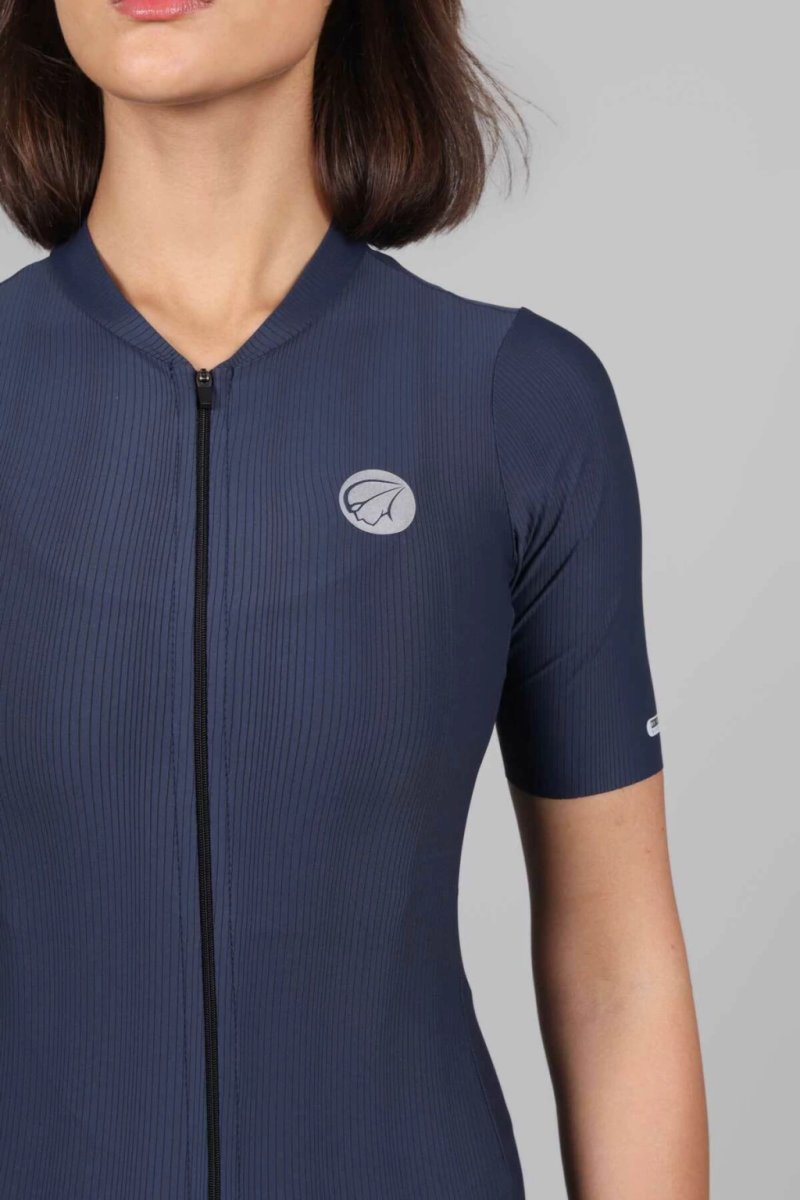 Camisa De Ciclismo Feminina Fiber 2.0 Azul Marinho Mauro Ribeiro - Image 6