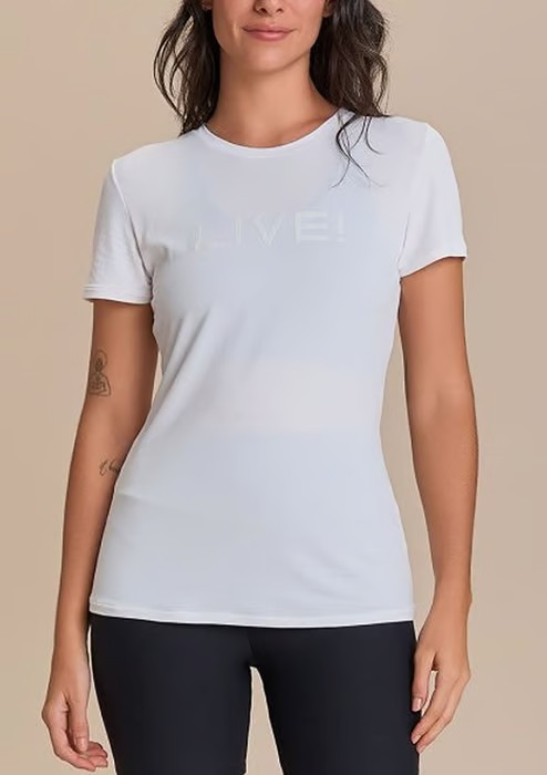 Camiseta Icon Comfort Pure White LIVE - Image 8