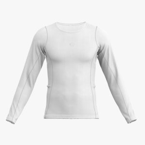 Camisa Segunda Pele Unissex Skin Pro Branca Mauro Ribeiro