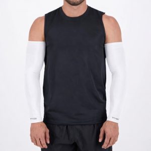 Manguito Corrida Ciclismo Magote Branco Unissex Snugg