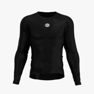 Camisa Segunda Pele Unissex Skin Pro Preta Mauro Ribeiro