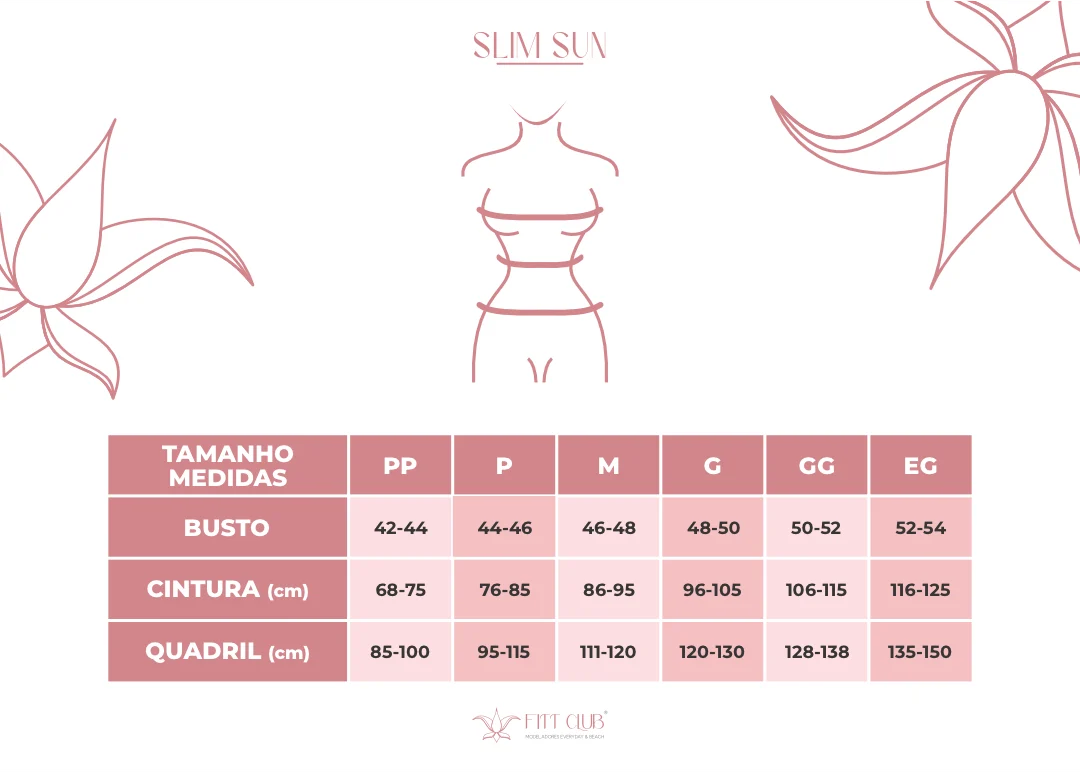 Maiô modelador - SlimSun NÓ Estampado e Bumbum Fio Duplo - Image 6