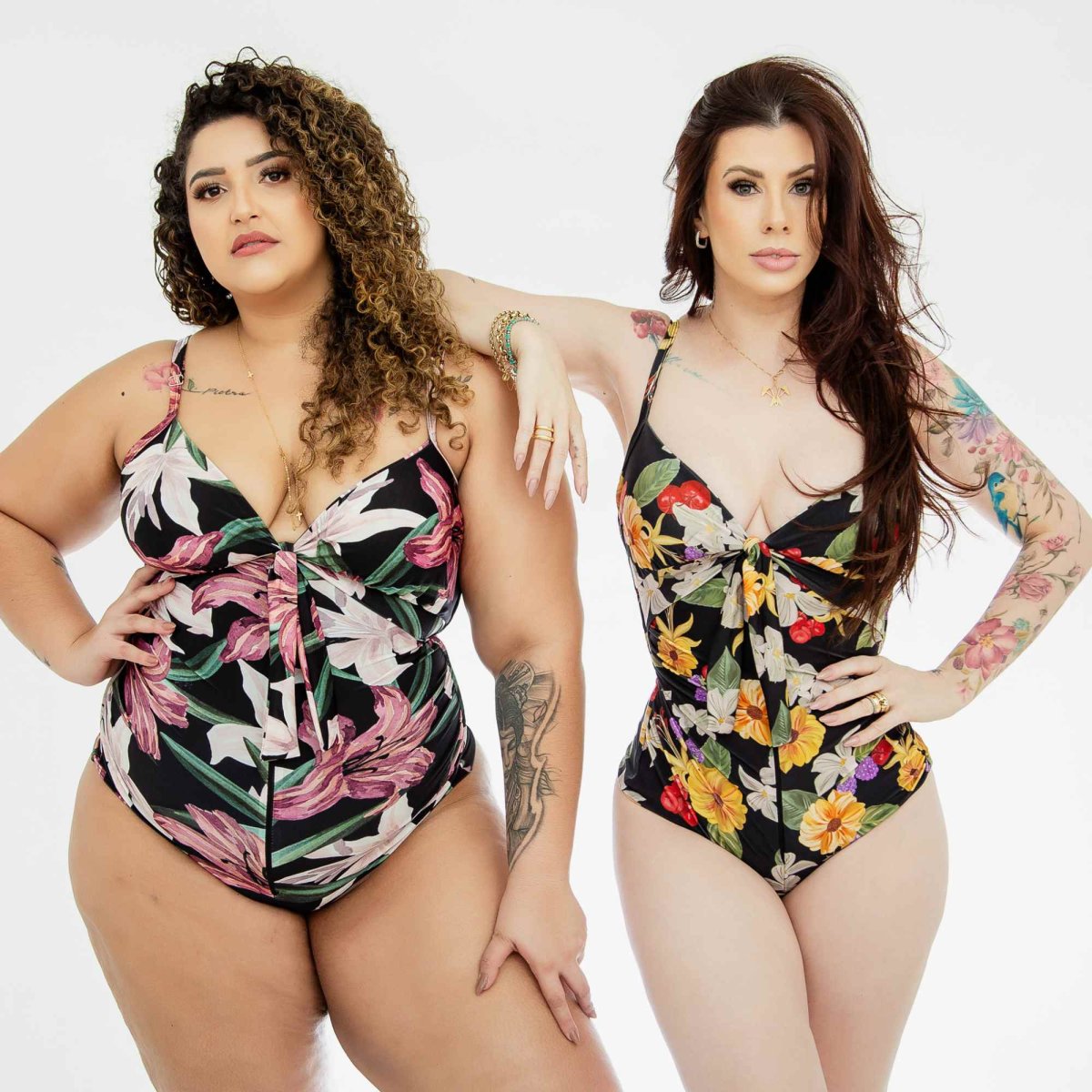 Maiô modelador - SlimSun NÓ Estampado e Bumbum Fio Duplo - Image 3