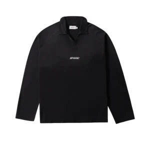 Polo Aphase Casual - Petroleum Preto