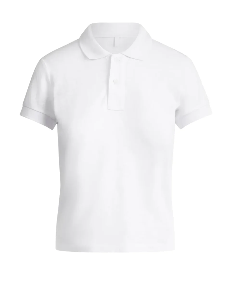 Polo Skims Baby Tee Worn in Jersey Snow Branco - Image 3