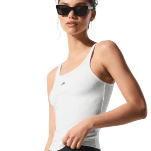 Regata Alo Yoga Ribbed Prosper Branco