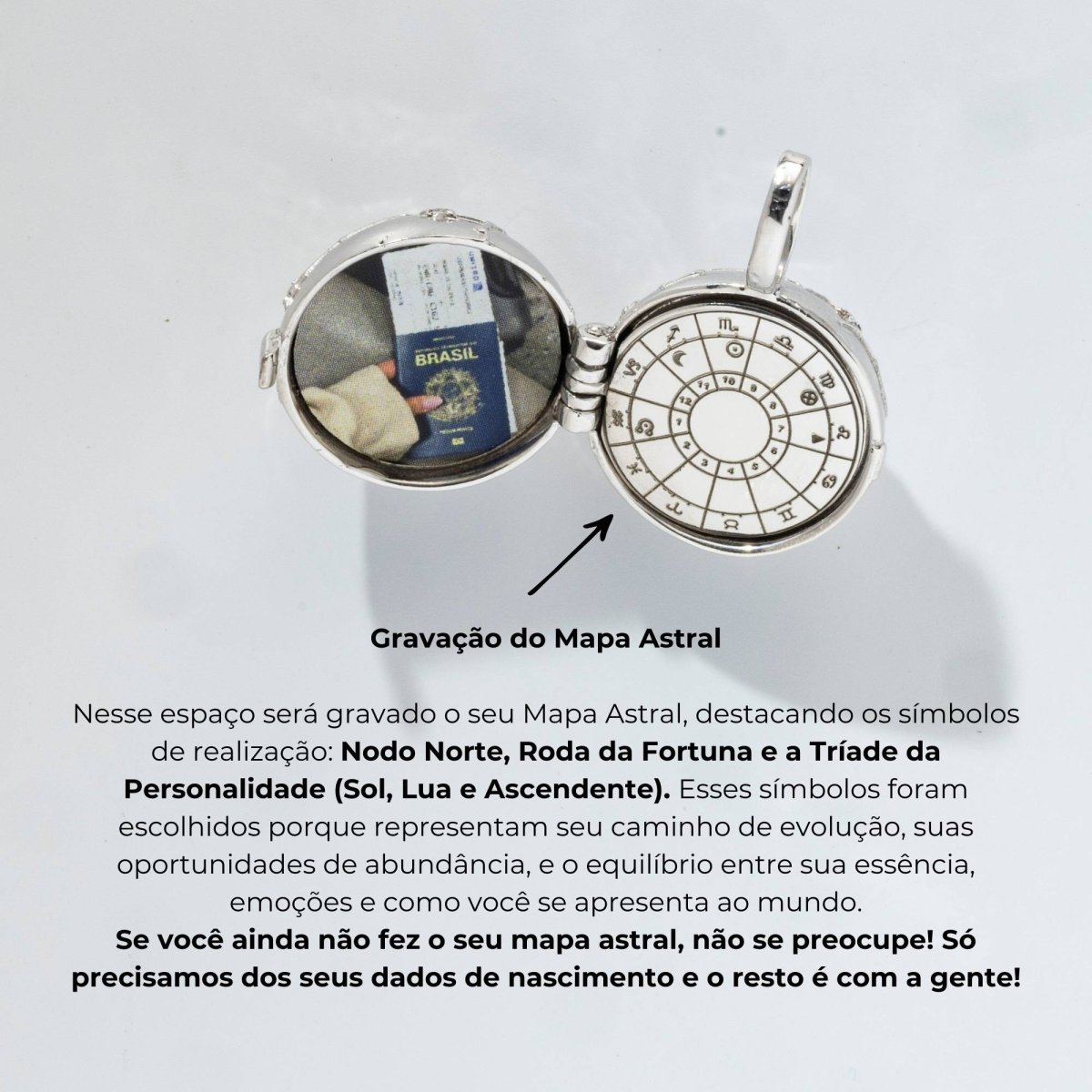 Colar Relicário em Prata de Lei Universo Particular - Image 5