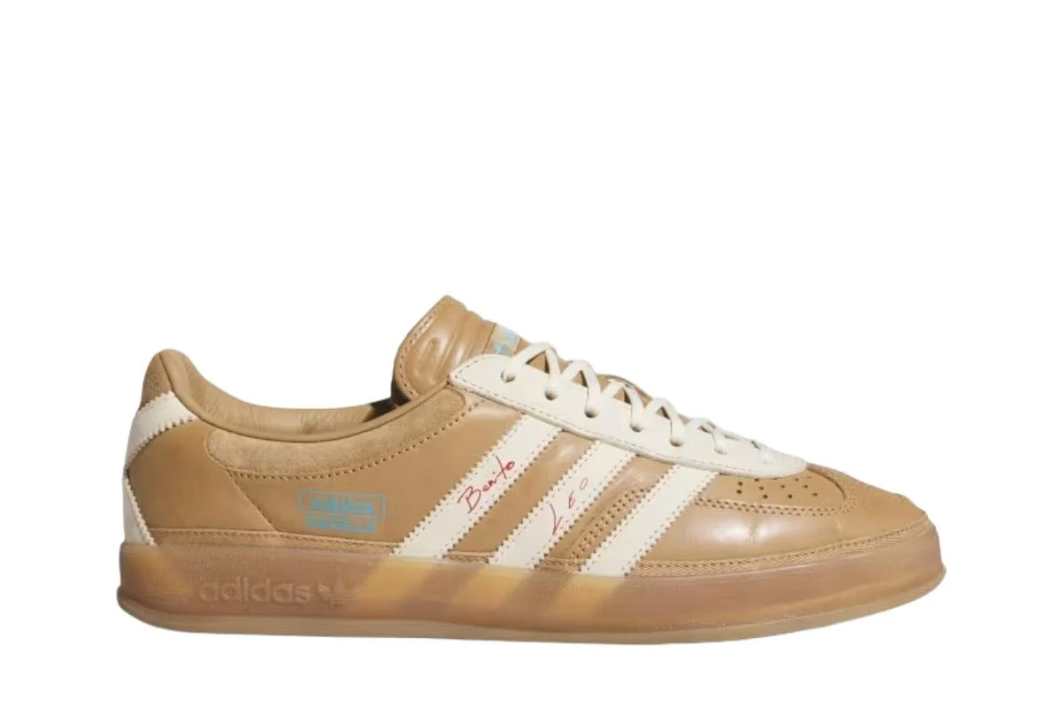 Tênis adidas Bad Bunny Gazelle Indoor x Messi Cardboard Marrom - Image 2