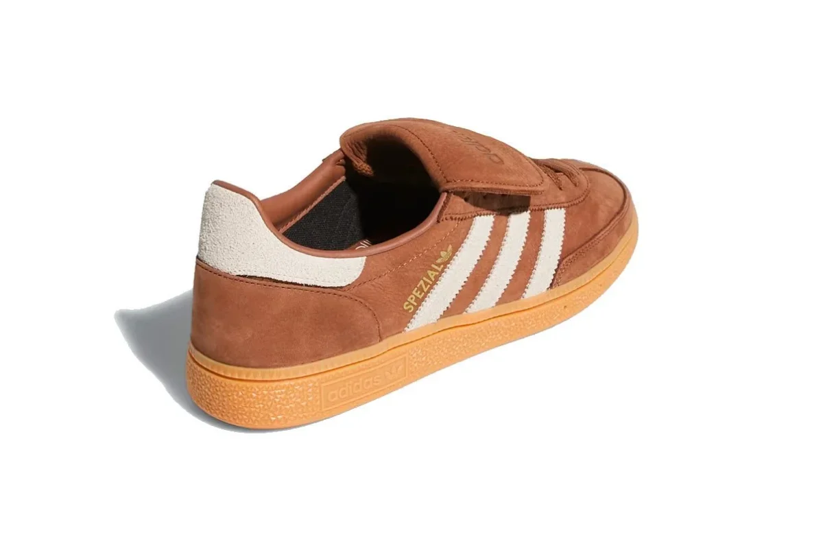 Tênis Adidas Handball Spezial LT Preloved Brown Cream White Marrom - Image 5