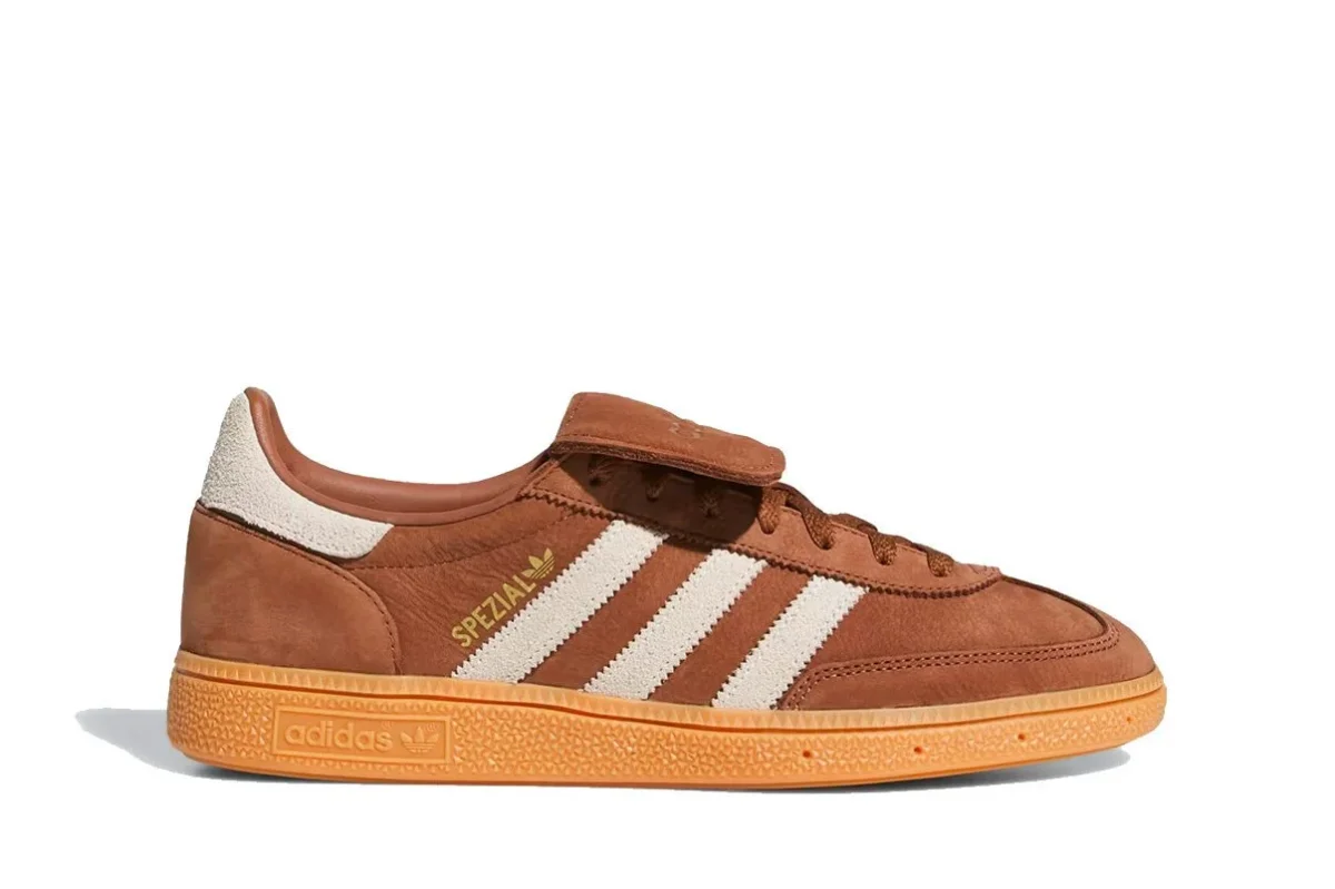 Tênis Adidas Handball Spezial LT Preloved Brown Cream White Marrom - Image 2