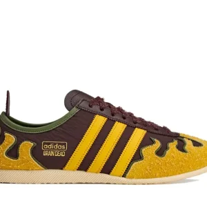 Tênis Adidas Japan Brain Dead Brown Hazel Yellow Amarelo