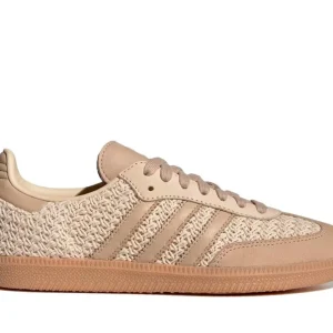 Tênis Adidas Samba OG Crochet Pack Sand Strata Bege