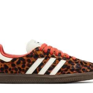 Tênis adidas Samba Og Preloved Red Leopard Pack Marrom