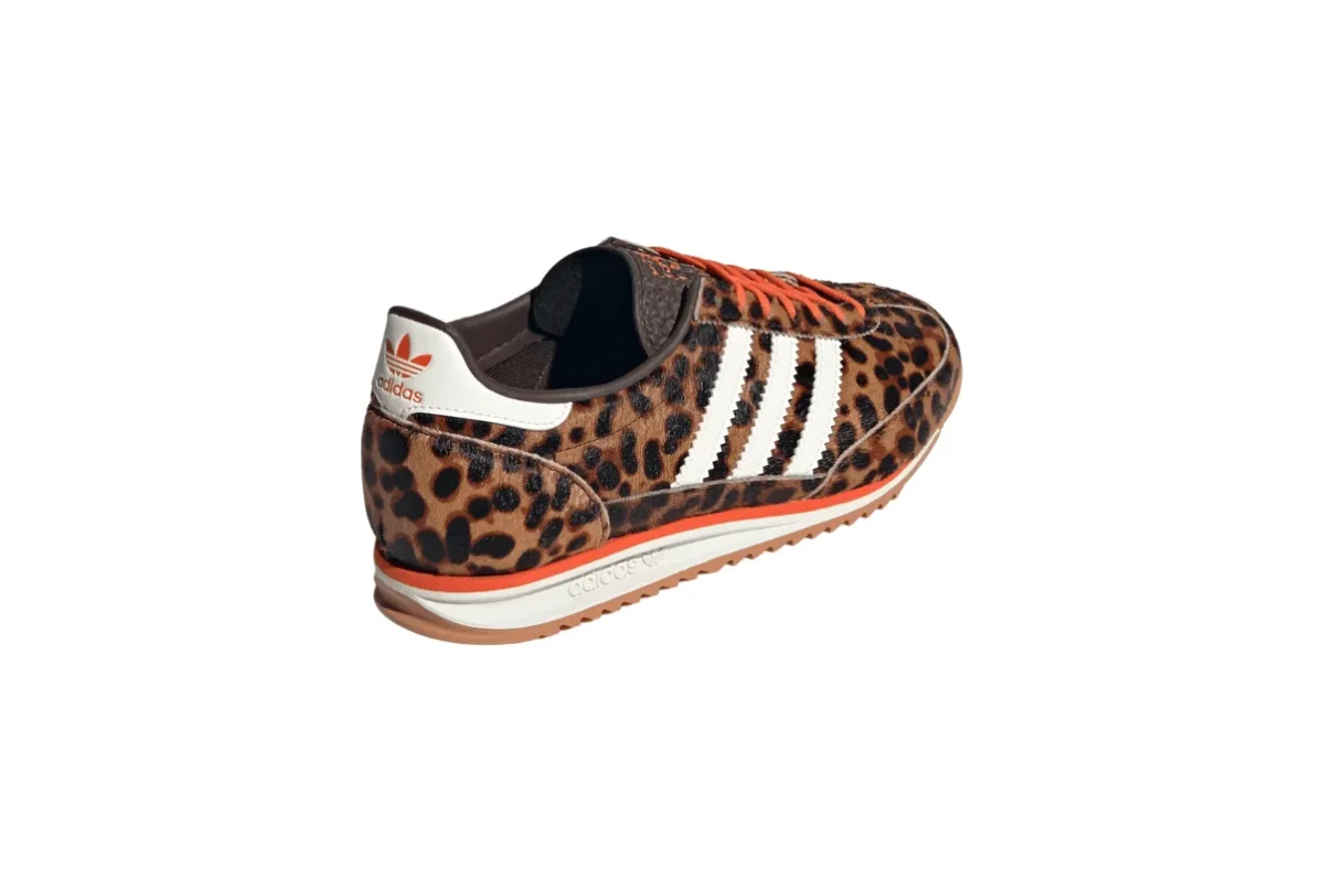 Tênis Adidas SL 72 OG Leopard Print Laranja - Image 5