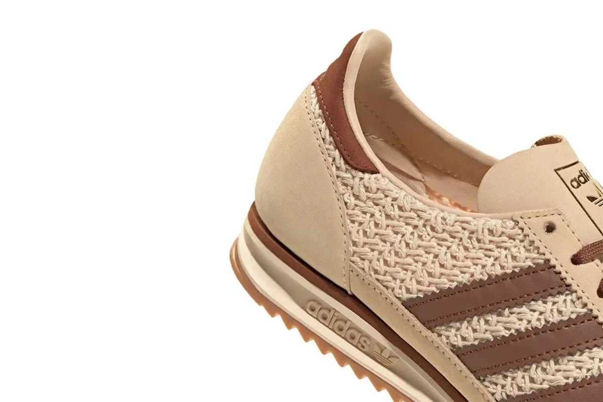 Tênis Adidas SL 72 OG Sand Strata Preloved Brown Cream White Bege - Image 9