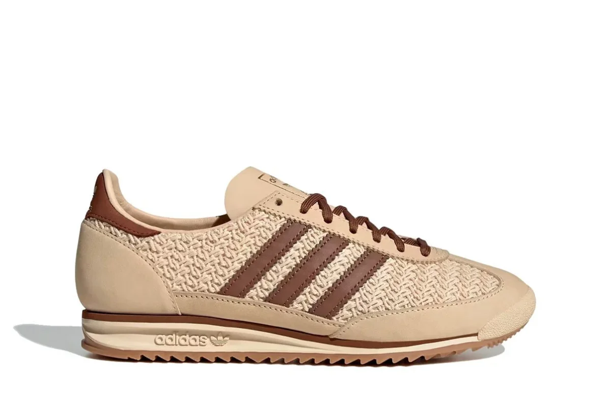 Tênis Adidas SL 72 OG Sand Strata Preloved Brown Cream White Bege - Image 2