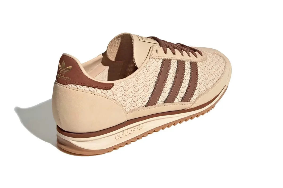 Tênis Adidas SL 72 OG Sand Strata Preloved Brown Cream White Bege - Image 5