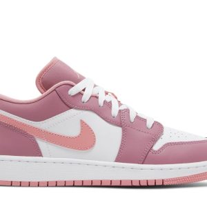 Tênis Nike Air Jordan 1 Low GS Desert Berry Rosa