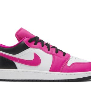 Tênis Nike Air Jordan 1 Low GS Fierce Pink Rosa