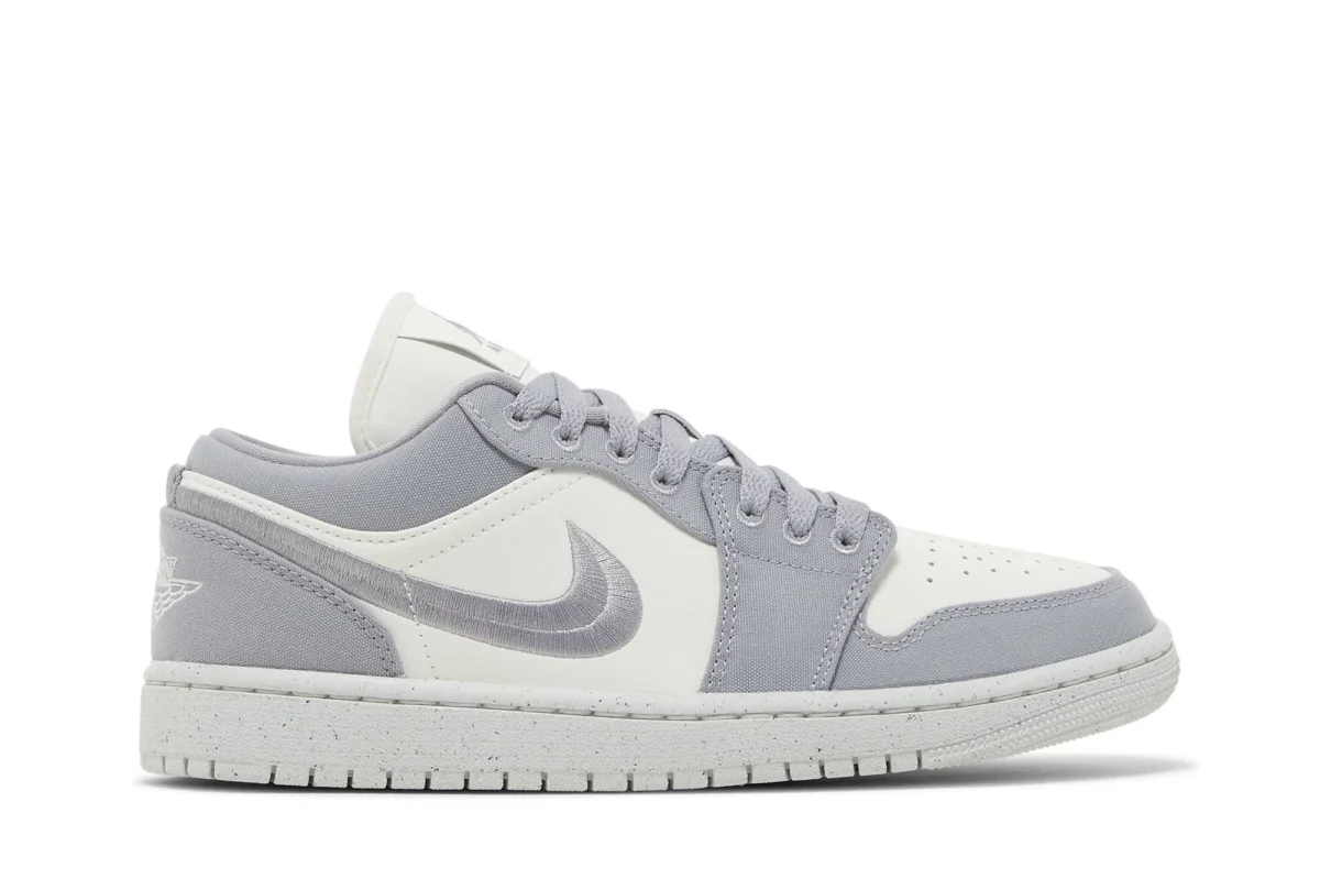 Tênis Nike Air Jordan 1 Low SE 'Light Steel Grey' Cinza - Image 2