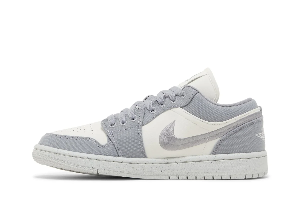 Tênis Nike Air Jordan 1 Low SE 'Light Steel Grey' Cinza - Image 3