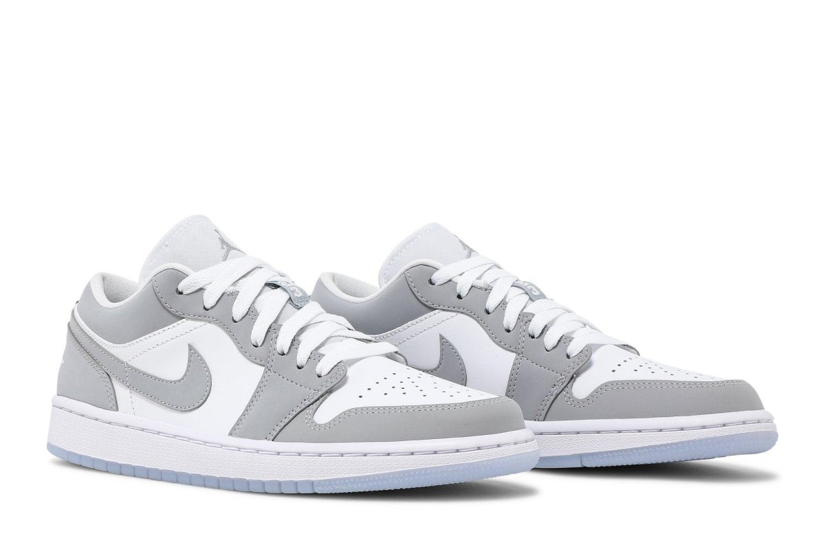 Tênis Nike Air Jordan 1 Low Wolf Grey Cinza - Image 6