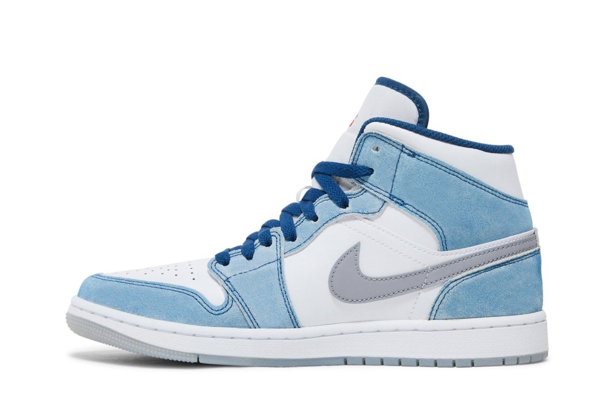 Tênis Nike Air Jordan 1 Mid SE French Blue Azul - Image 3