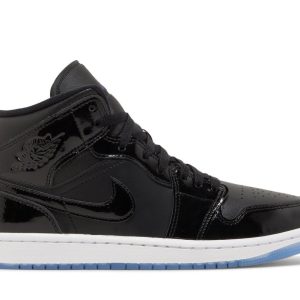 Tênis Nike Air Jordan 1 Mid SE Space Jam Preto ou