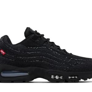 Tênis Levi's x Nike Air Max 95 OG Black Anthracite Denim Preto