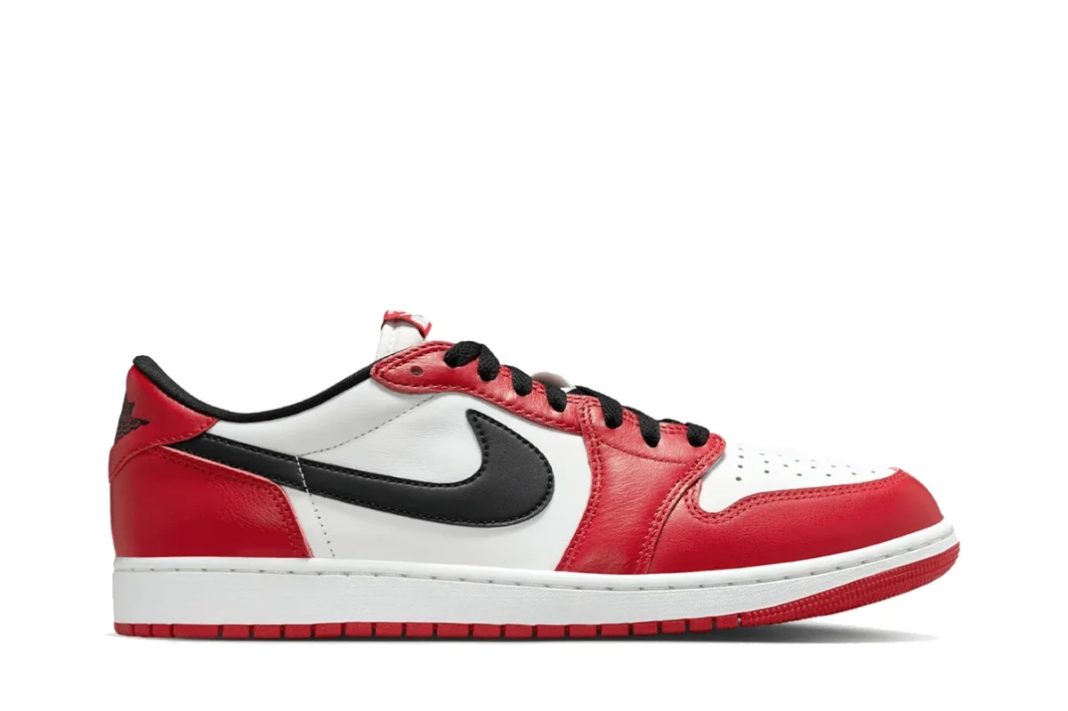 Tênis Nike Air Jordan 1 Retro Low OG Chicago (2025) Vermelho