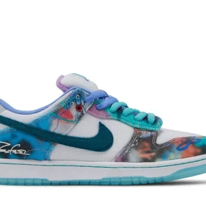 Tênis Nike Sb Dunk Low x Futura Skateboard Bleached Aqua Azul