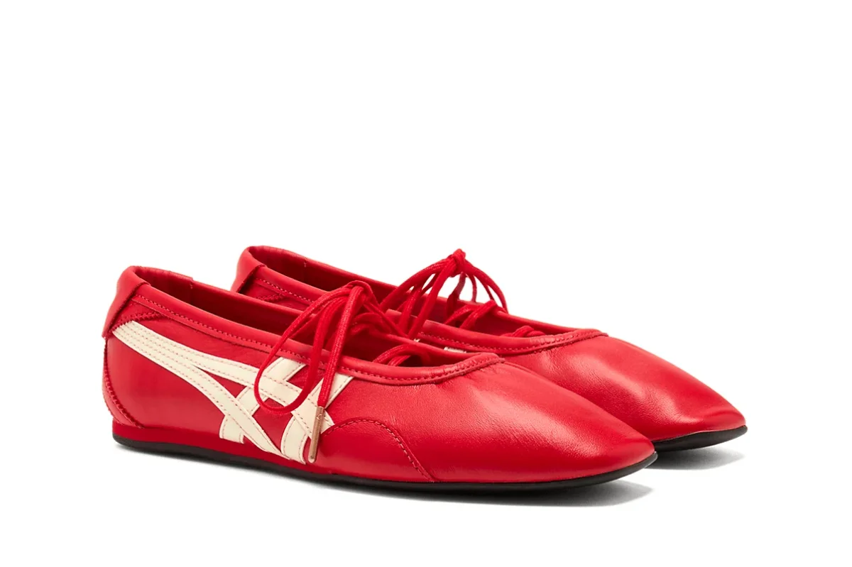 Tênis Onitsuka Tiger Gymnarina Classic Red Cream Vermelho - Image 4