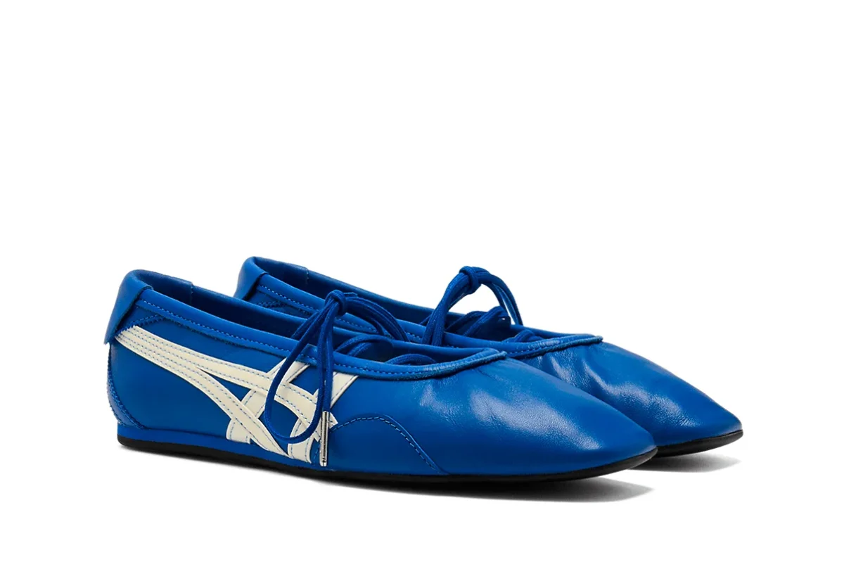 Tênis Onitsuka Tiger Gymnarina Dazzling Blue Cream Azul - Image 4