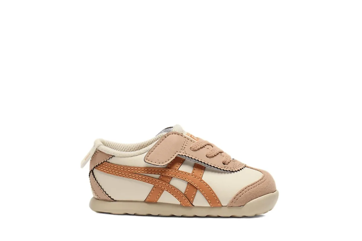 Tênis Onitsuka Tiger Mexico 66 Kids Birch/Rust Orange Bege - Image 2