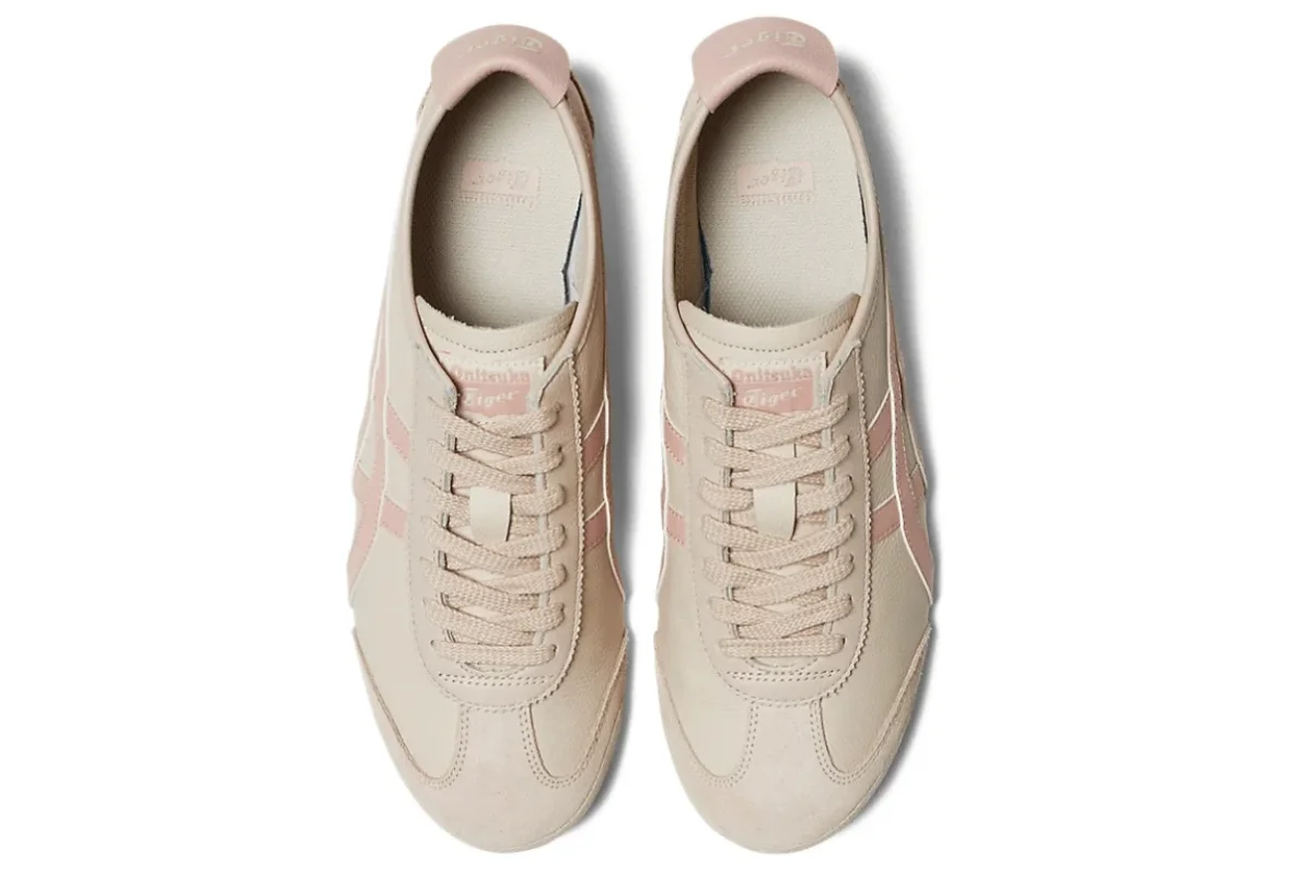 Tênis Onitsuka Tiger Mexico 66 Oatmeal Ginger Peach Rosa - Image 7