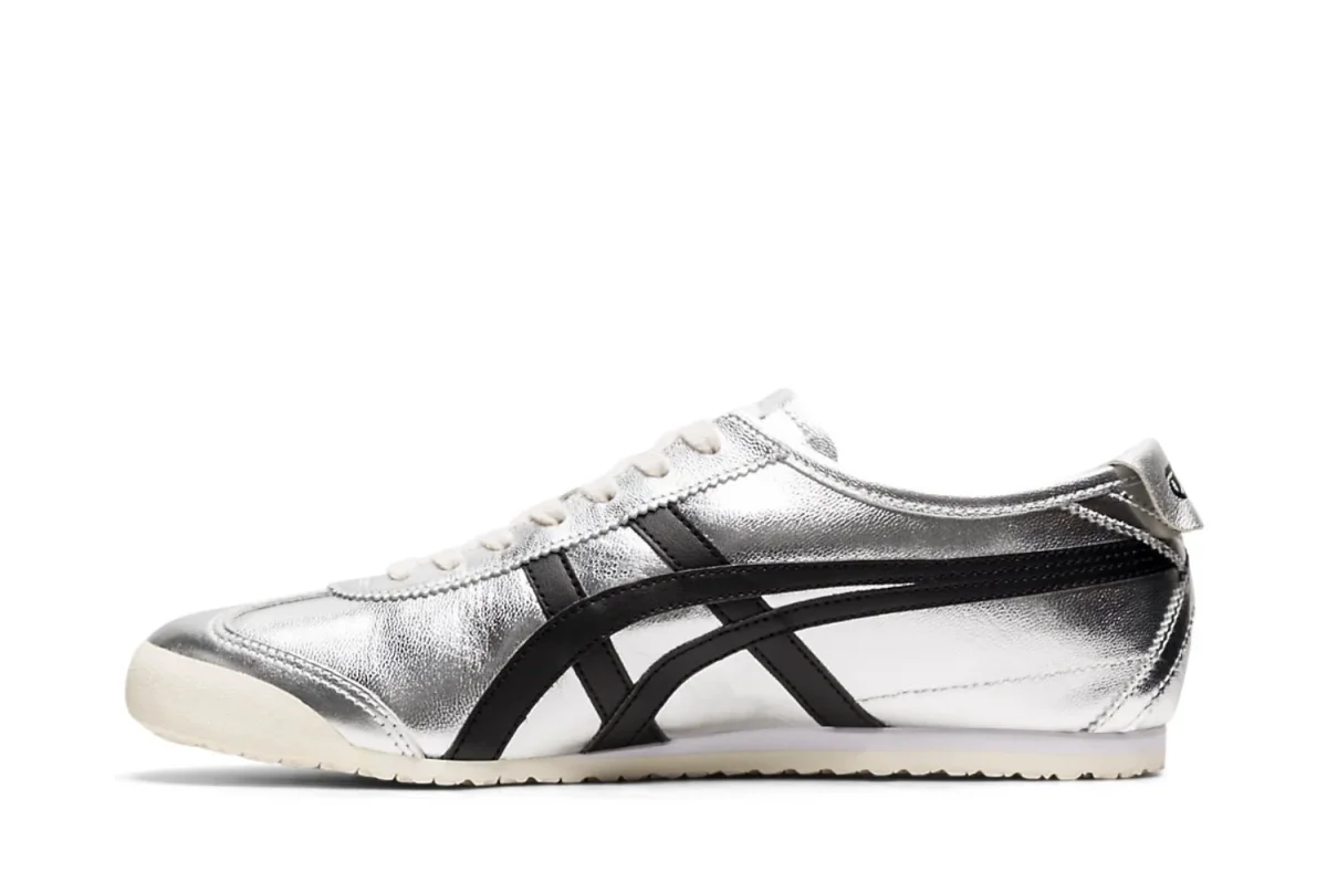Tênis Onitsuka Tiger Mexico 66 Pure Silver Black Cinza - Image 3