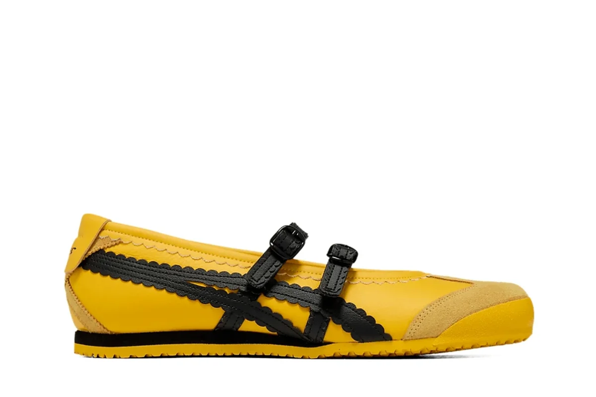 Tênis Onitsuka Tiger Mexico 66 TGRS Yellow/Black Amarelo
