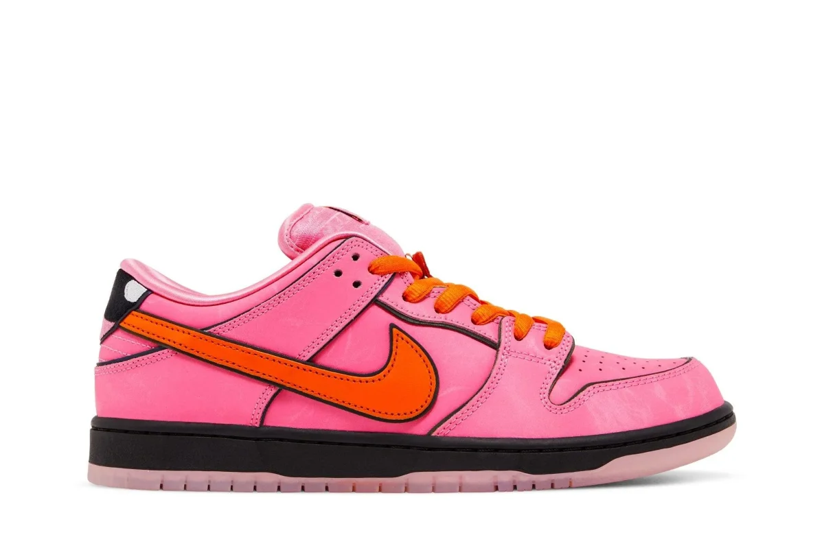 Tênis The Powerpuff Girls x Nike SB Dunk Low Blossom Rosa - Image 2