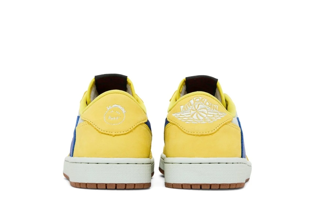 Tênis Nike Travis Scott x Air Jordan 1 Low Og Canary Amarelo - Image 5